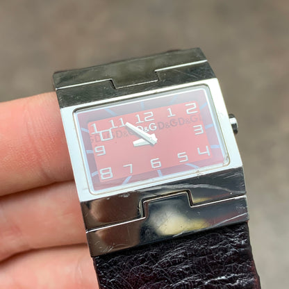 Dolce & Gabbana Time 00s red watch