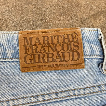 Marithé + François Girbaud 90s pale blue jeans