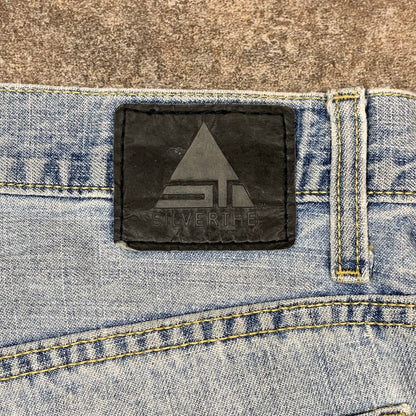 Levi's Silvertab 00s baggy pale blue jeans (33")