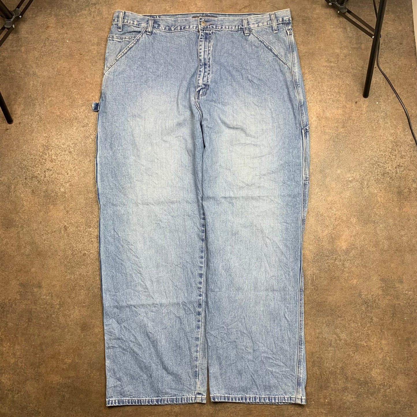 Levi's Silvertab 00s baggy carpenter blue jeans