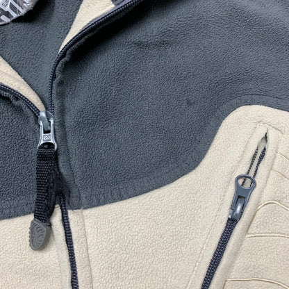 Billabong 00s embroidered cream fleece