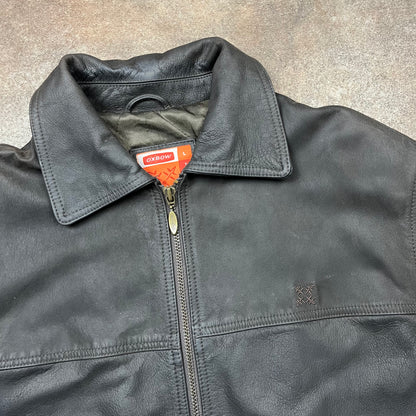 Oxbow 00s leather jacket (L)