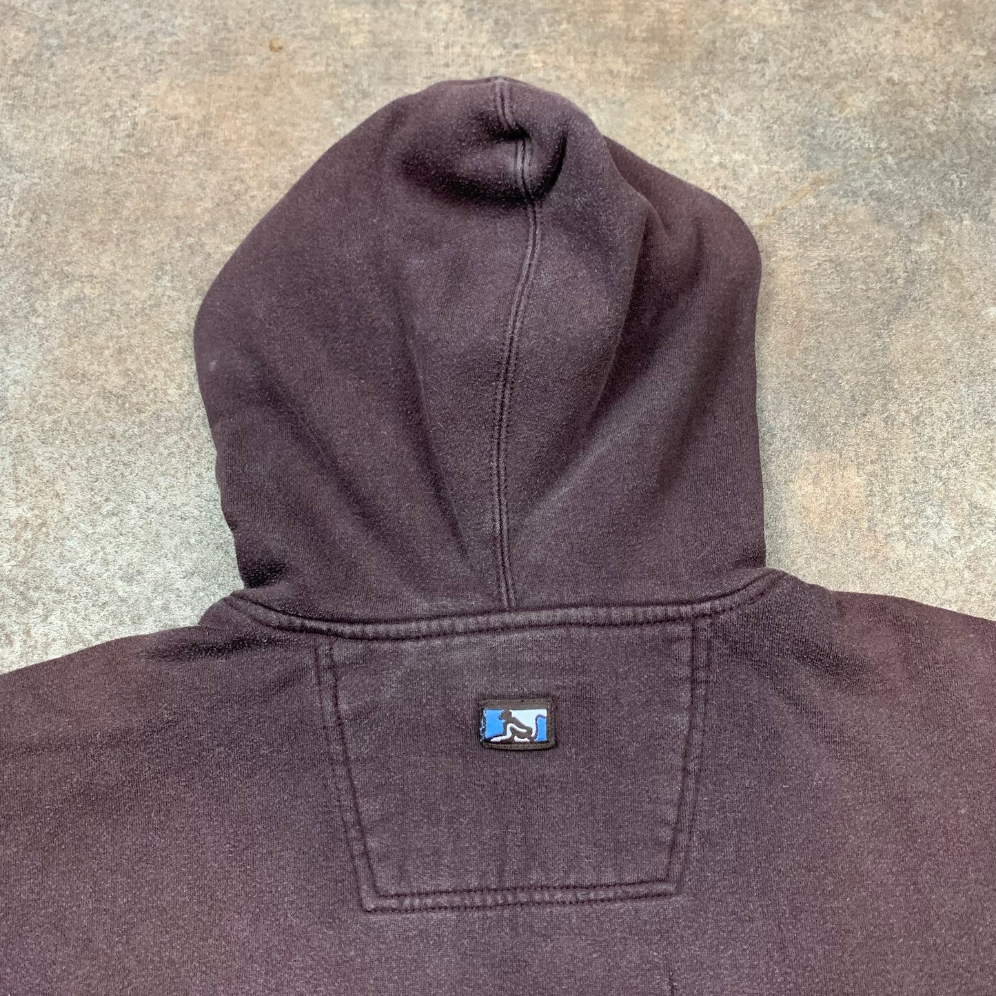 Drunknmunky 00s boxy fleece hoodie (M)