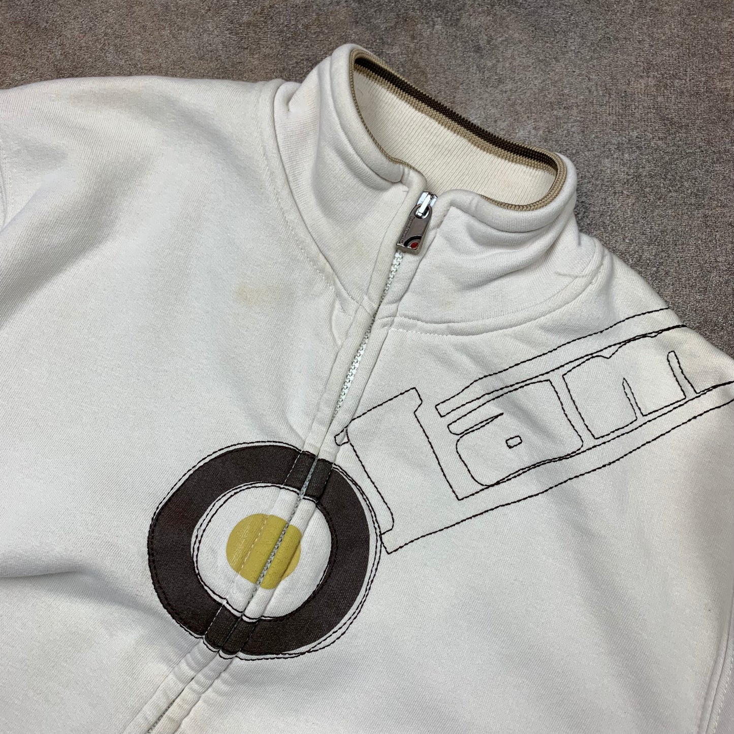 Lambretta 00s graphic zip jumper