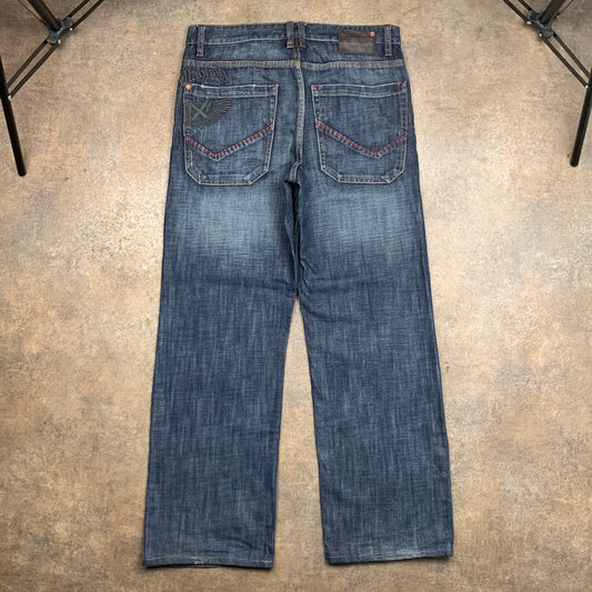 Billabong 00s baggy navy denim jeans