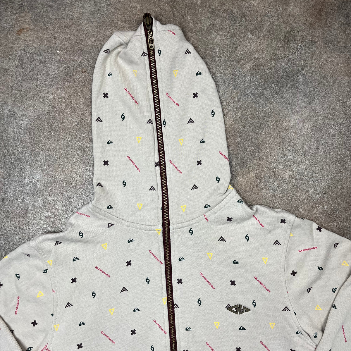 Quiksilver 00s full zip hoodie (M)