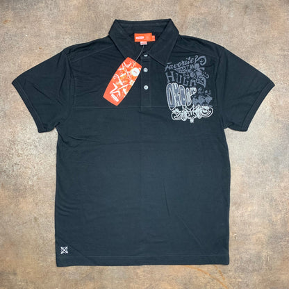 Oxbow 00s deadstock graphic polo shirt