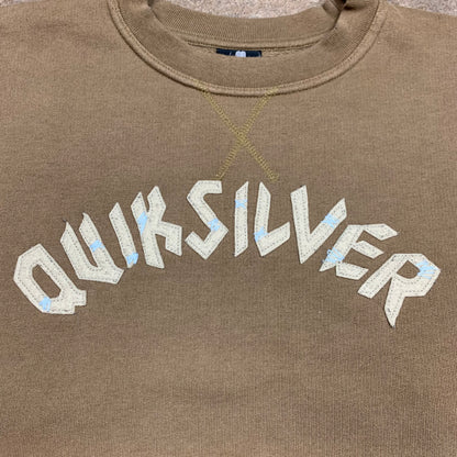 Quiksilver 00s brown graphic sweatshirt