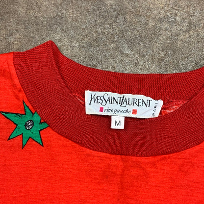 Yves Saint Laurent Rive Gauche 80s graphic tee