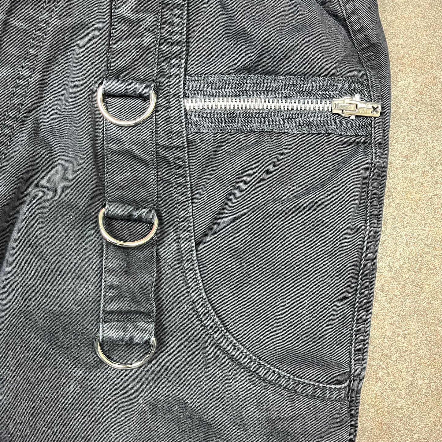 Tripp NYC 90s baggy zip off jeans (30")