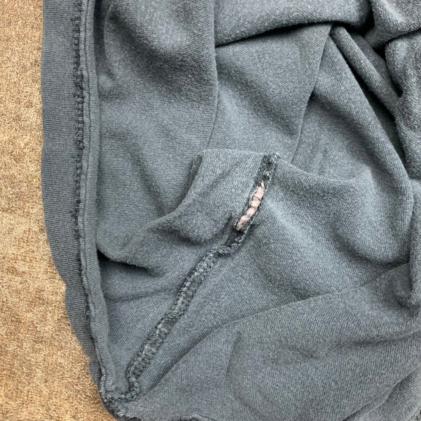 Affliction 00s grey grunge graphic tee (S)