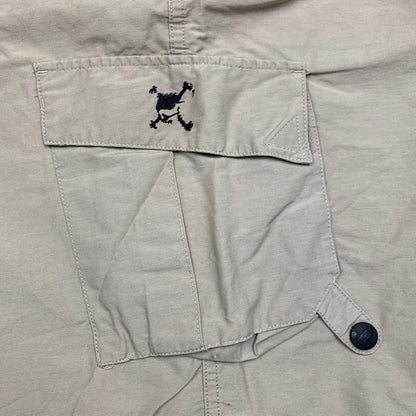 Oakley Software 00s cream baggy cargo shorts