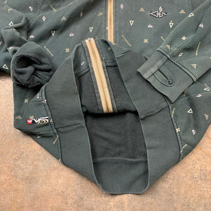 Quiksilver 00s full zip hoodie (S)
