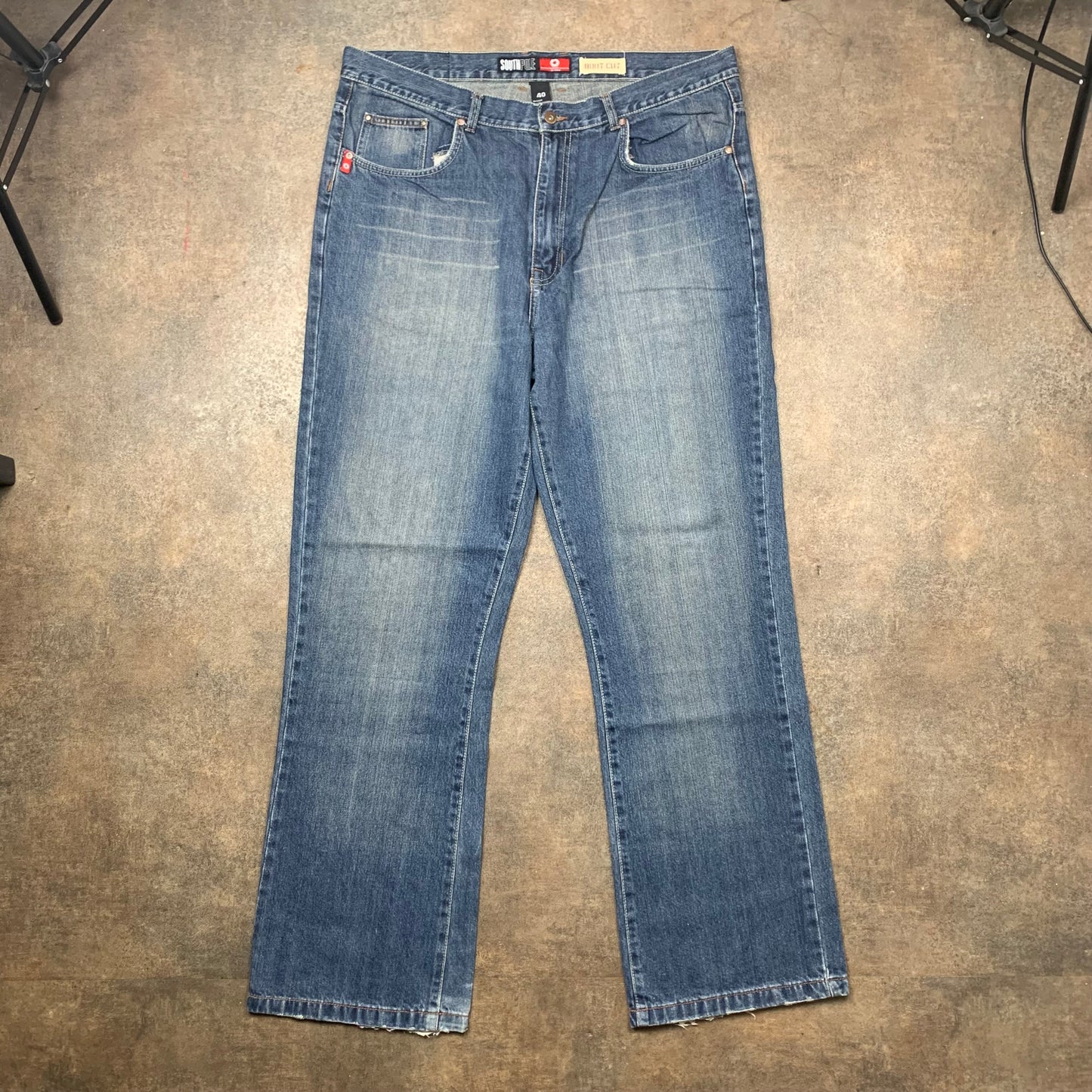 Southpole 00s red tab boot cut jeans (40")