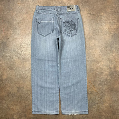 Southpole 00s baggy graphic jeans (30")