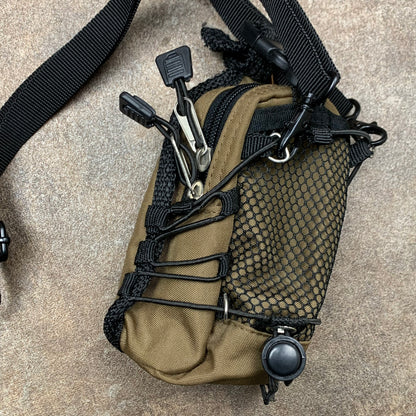 Vintage khaki shoulder bag