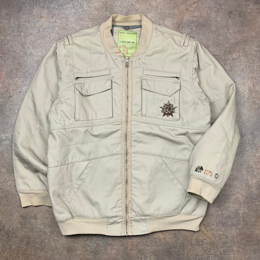 Oakley 00s cream workwear jacket