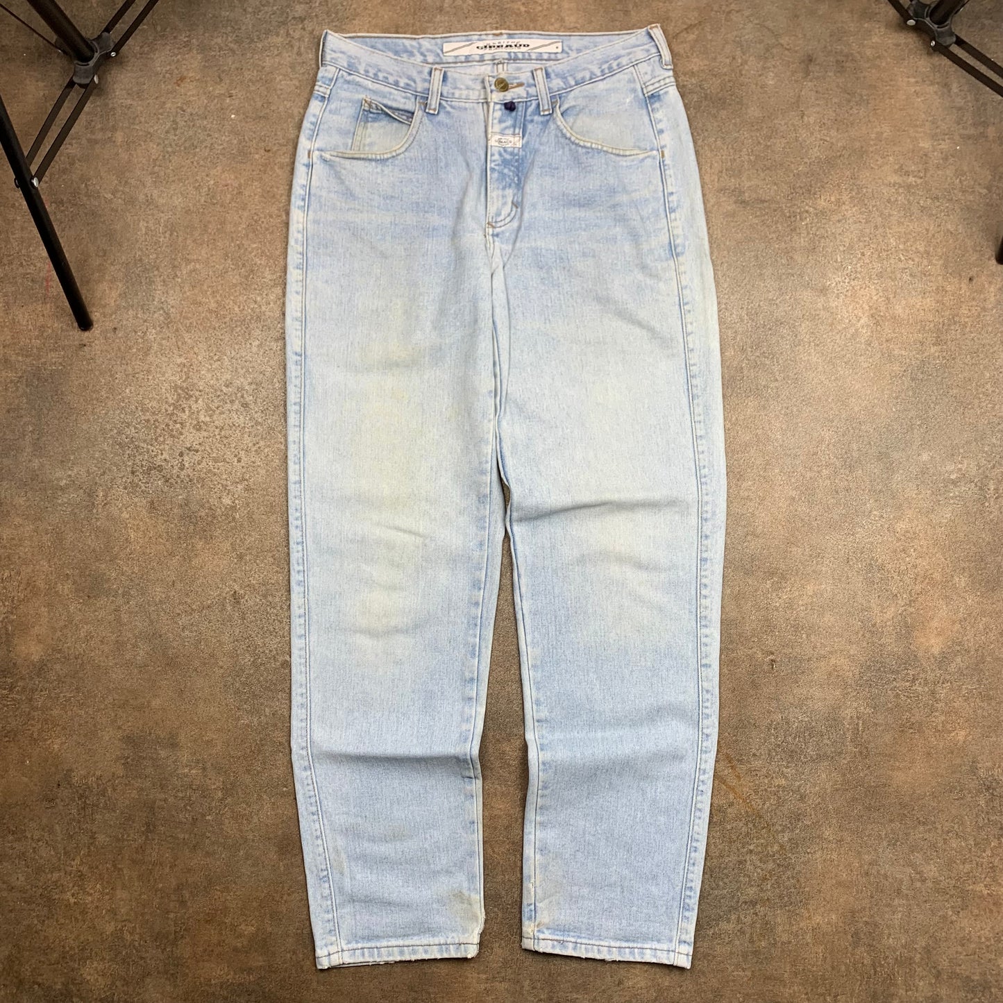 Marithé + François Girbaud 90s pale blue jeans