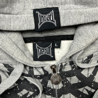Tapout 00s graphic zip hoodie (L)