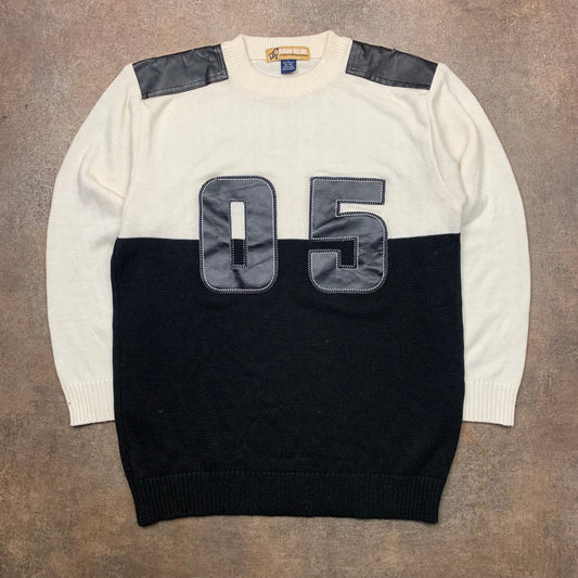 Raw Blue 00s graphic knit sweatshirt