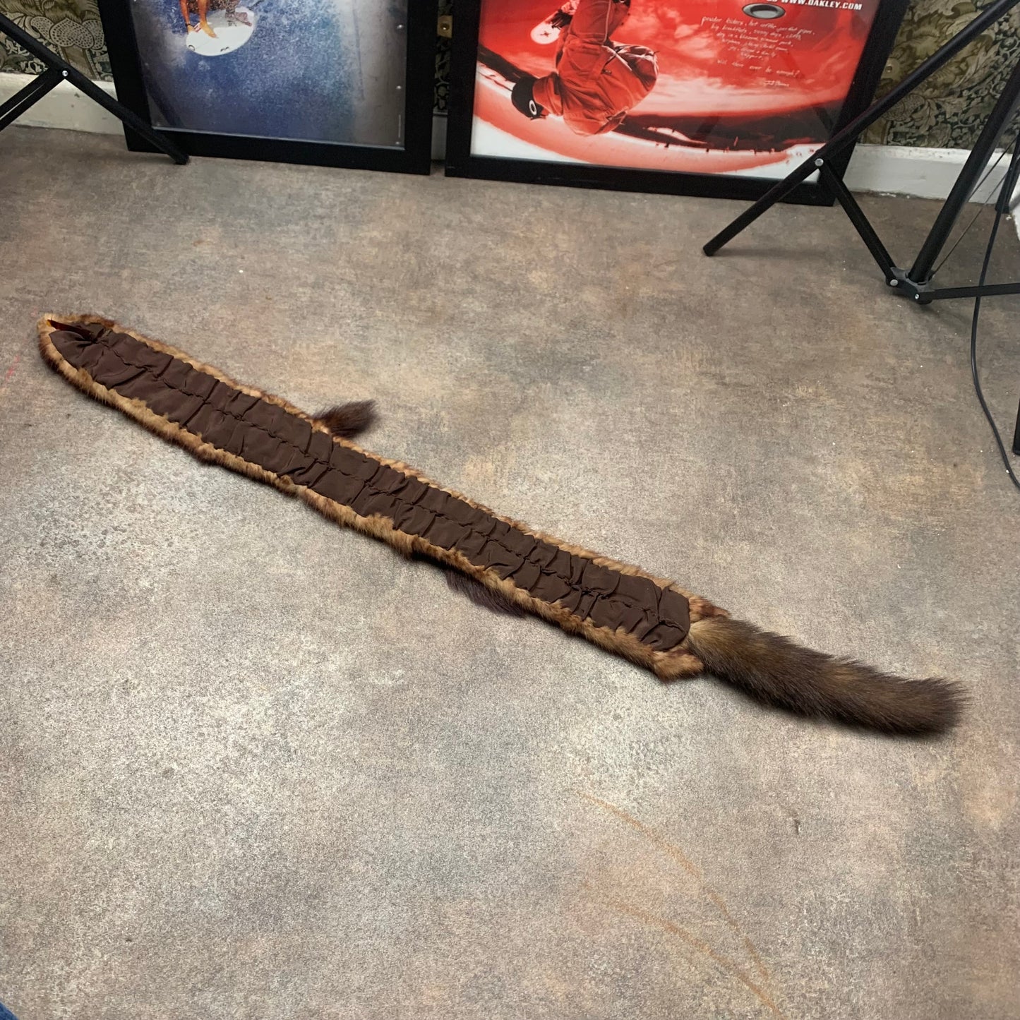Brown Mink taxidermy scarf