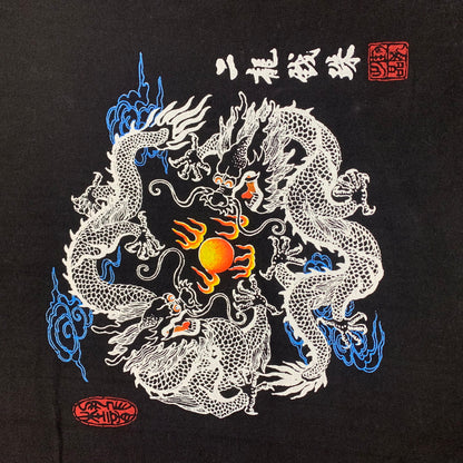 00s dragon black graphic boxy tee