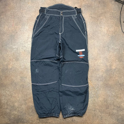 Quiksilver 1993 baggy snow salopettes (M)