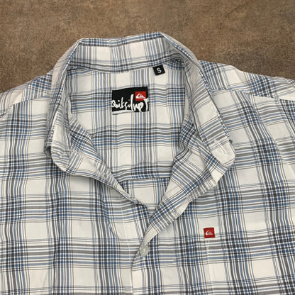 Quiksilver 00s plaid button shirt