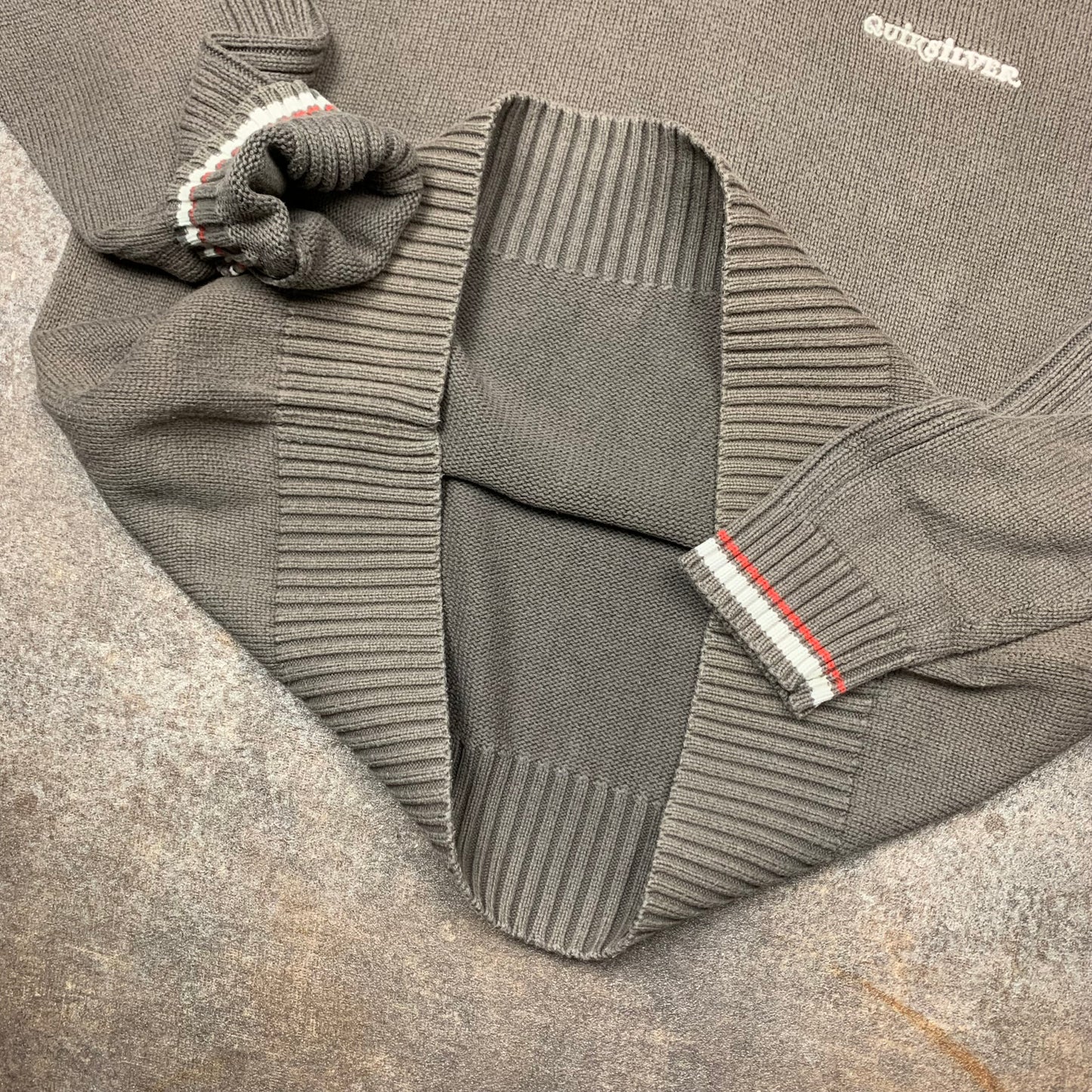 Quiksilver 00s quarter zip knit (S)
