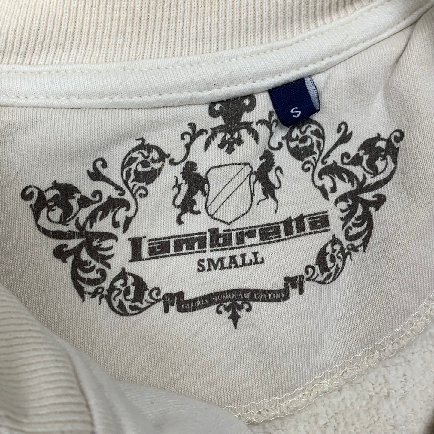 Lambretta 00s graphic zip jumper