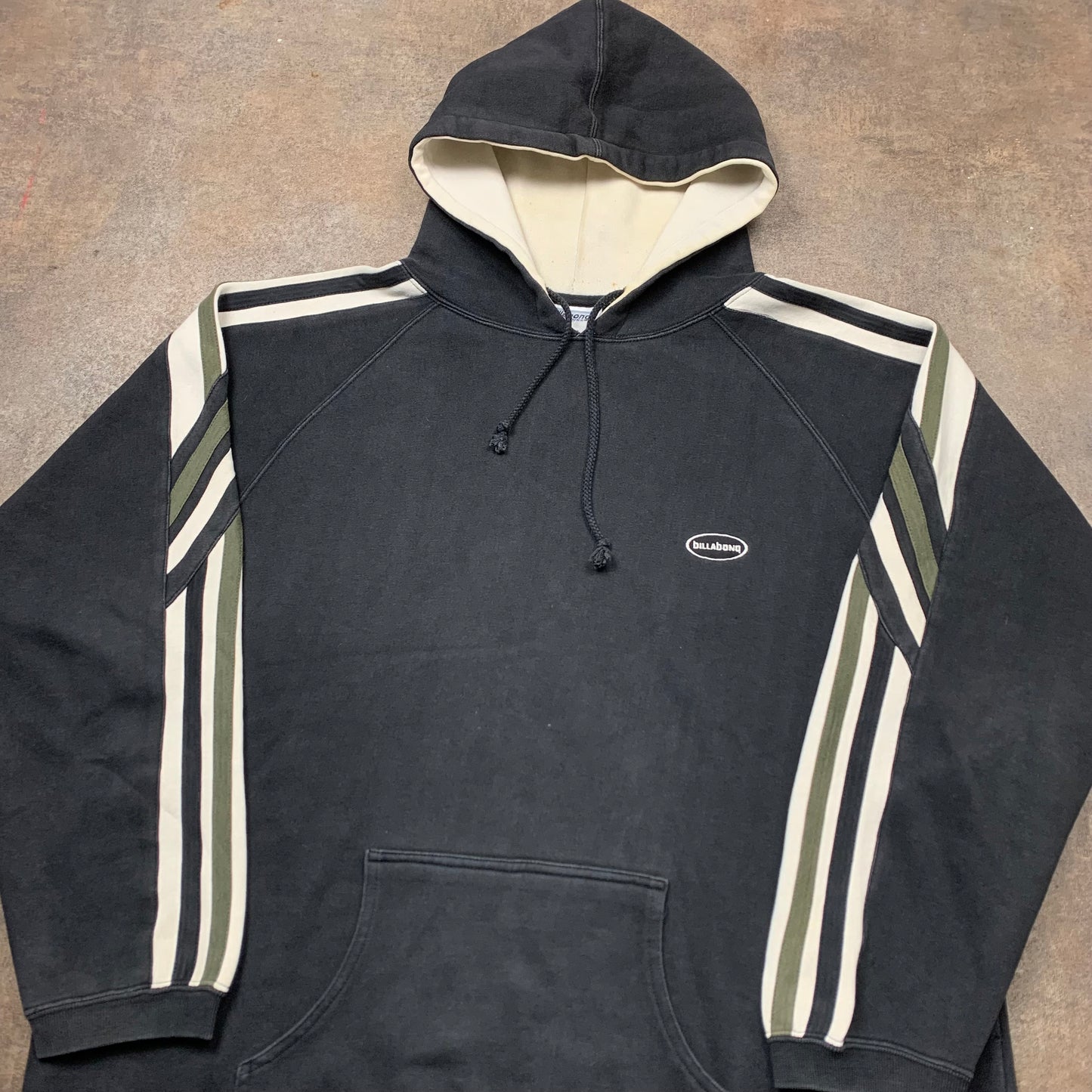Billabong 90s side stripe hoodie (XL)