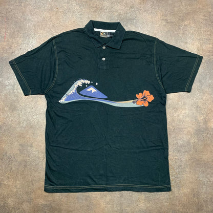 Quiksilver 1994 graphic polo (L)