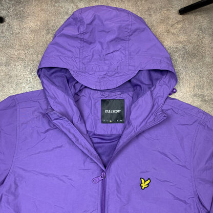 Lyle & Scott purple zip jacket