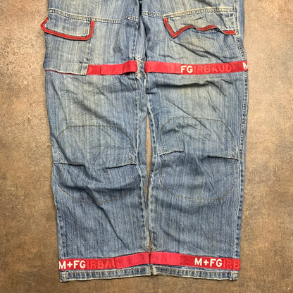 Marithé + François Girbaud 00s blue baggy jeans