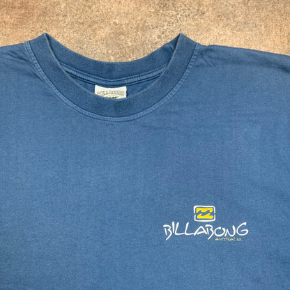Billabong Australia 90s blue graphic tee