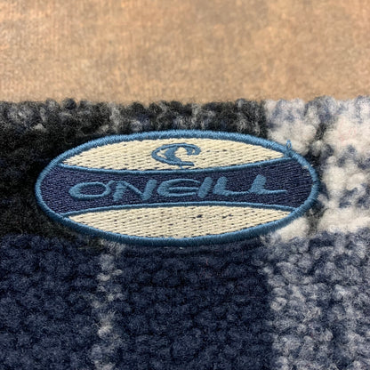 O’Neill 00s reversible plaid navy beanie