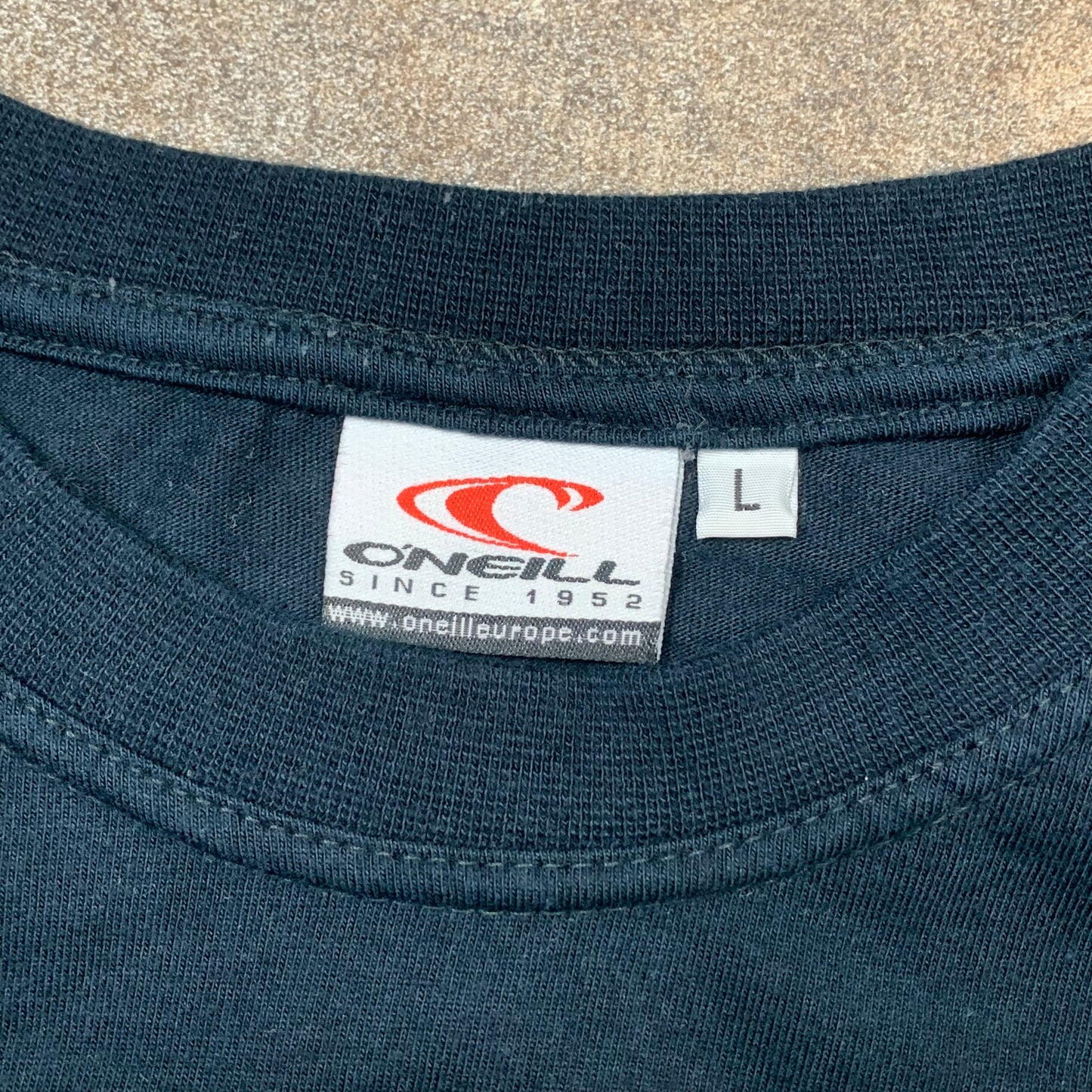 O'Neill 00s navy graphic long sleeve tee
