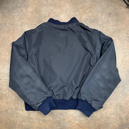 Playboy 00s reversible black blue cropped jacket