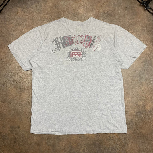 Billabong Hawaii 90s grey graphic tee