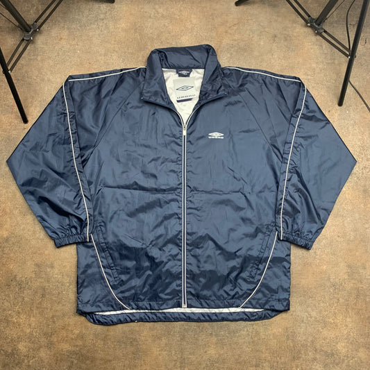 Umbro 00s navy graphic deadstock jacket