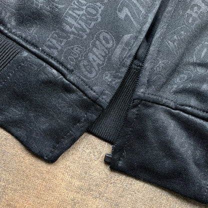 Ecko Unltd. 00s graphic broken zip jacket