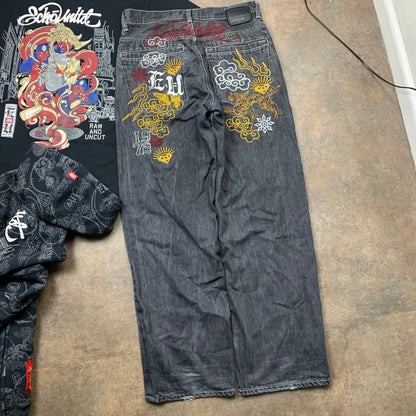 Ecko Unltd. 00s matching jeans, hoodie & tee set