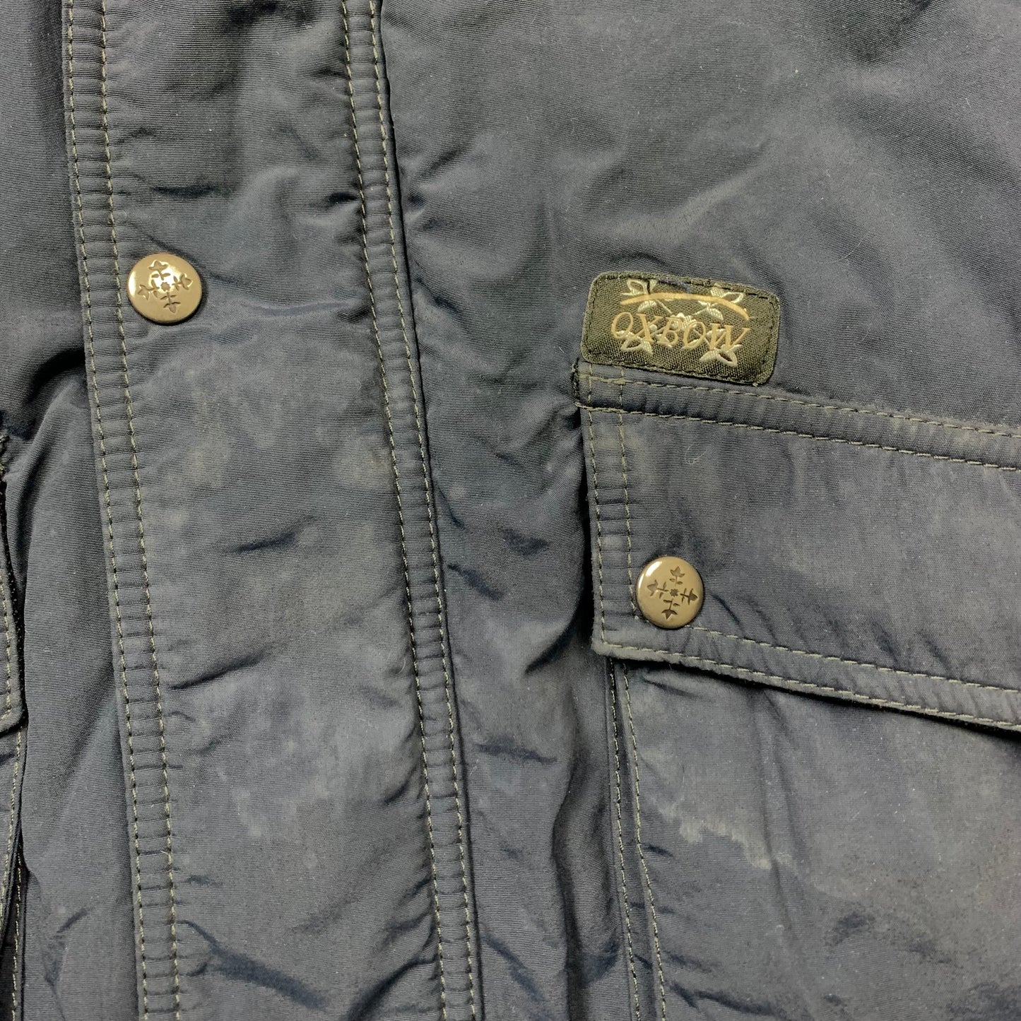 Oxbow 90s navy utilised ski jacket (L)