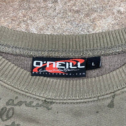 O’Neill 00s boxy graphic sweater (L)