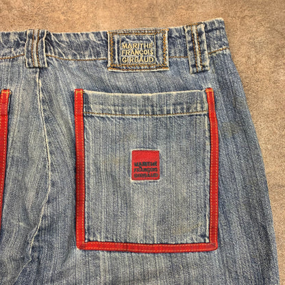 Marithé + François Girbaud 00s blue baggy jeans