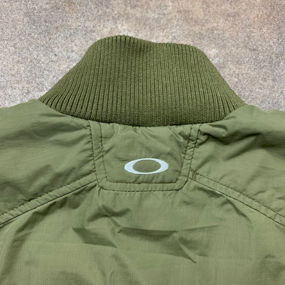 Oakley 00s green utilised puffer jacket (L)