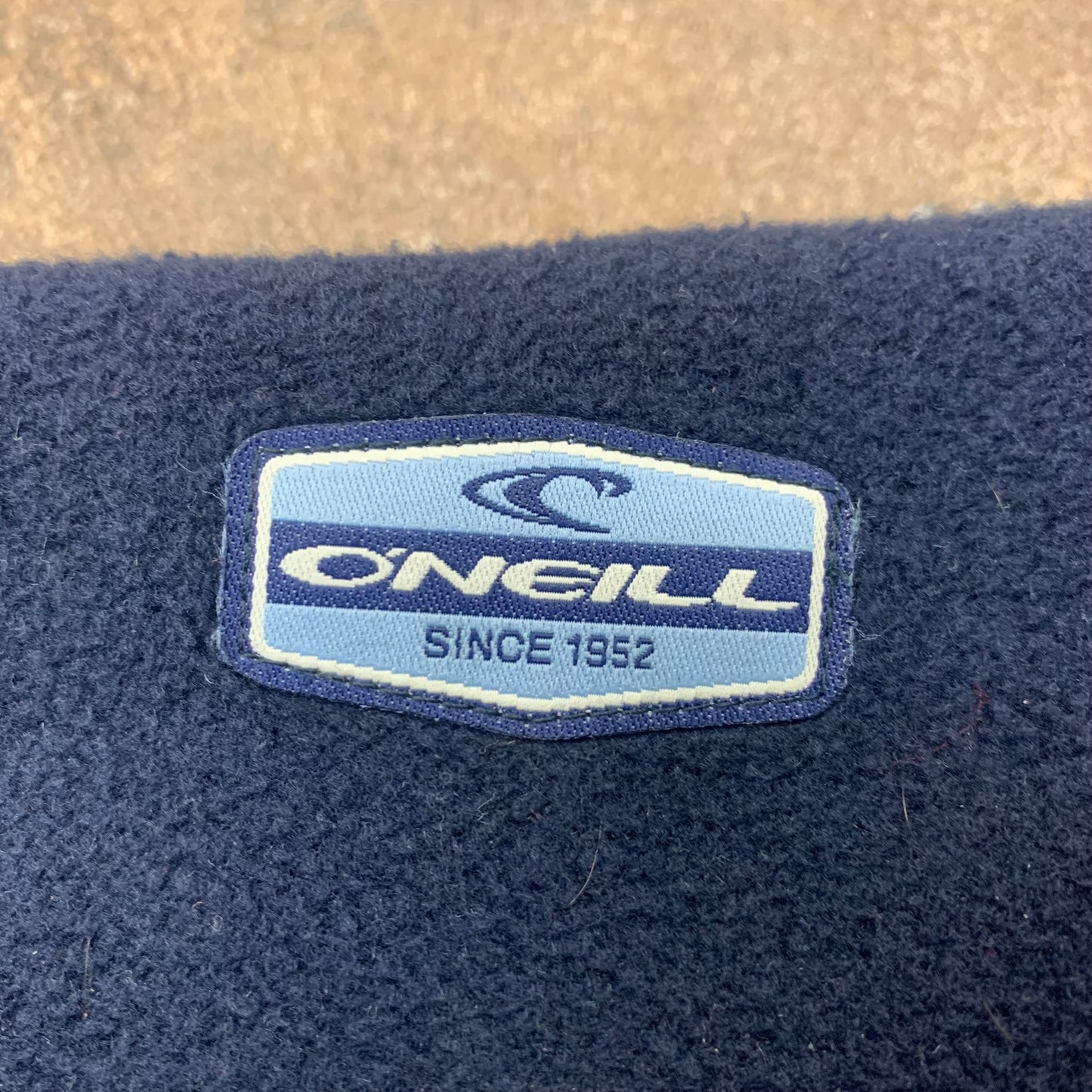 O’Neill 00s reversible plaid navy beanie