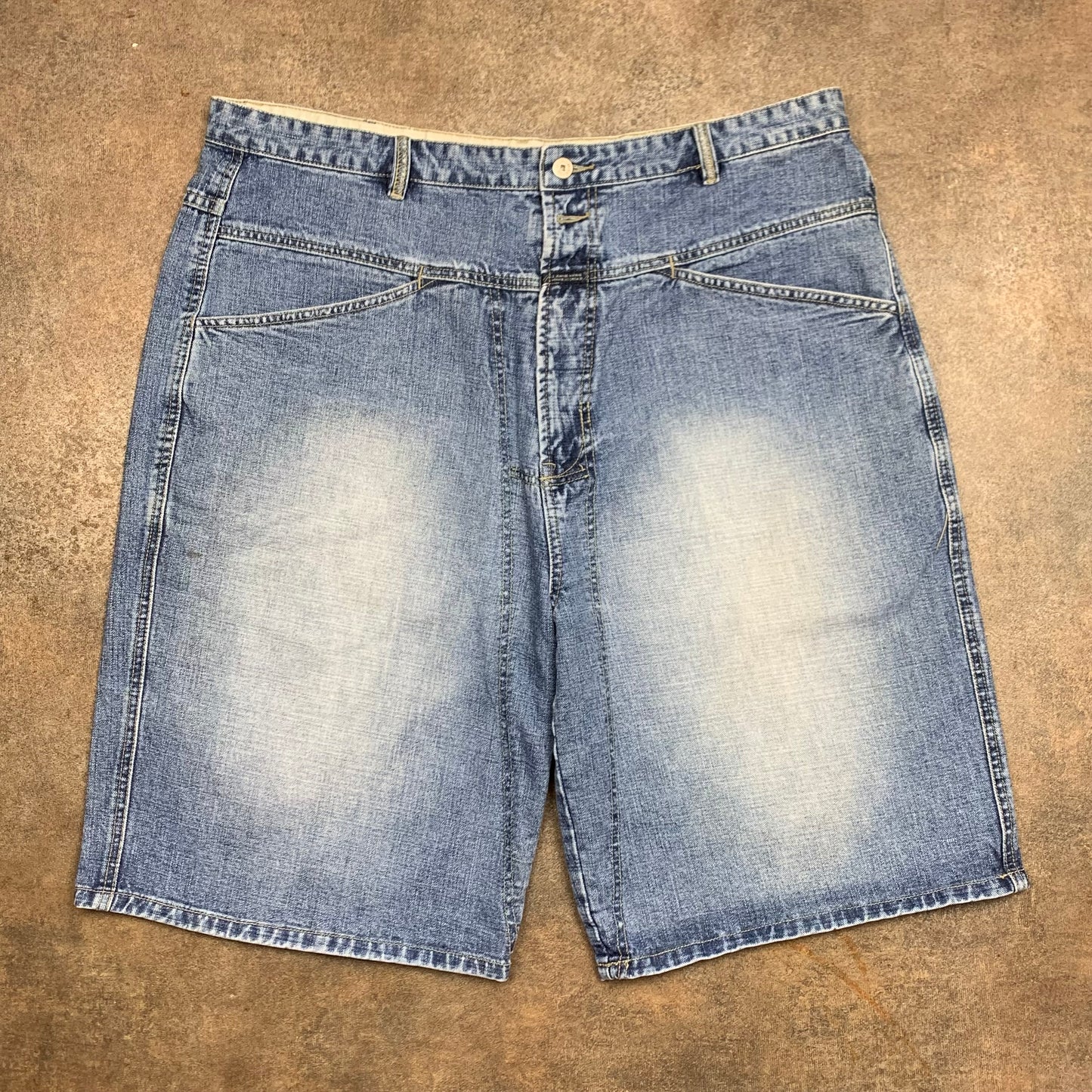 Marithé + François Girbaud 00s baggy jorts (40")