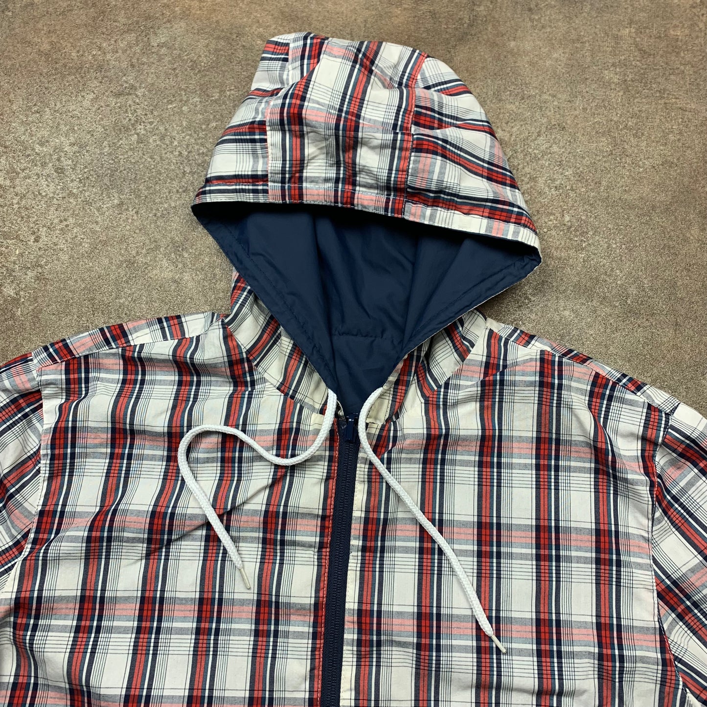 DC Shoes 00s plaid reversible jacket (L)