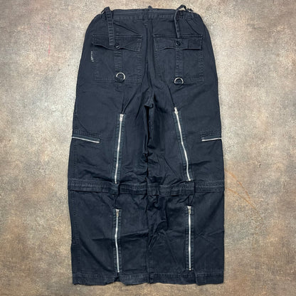 Tripp NYC 90s baggy zip off jeans (30")